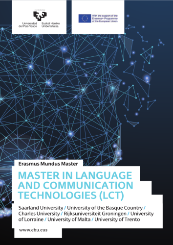 Máster Erasmus Mundus en Tecnologías del Lenguaje y la Comunicación (LCT)